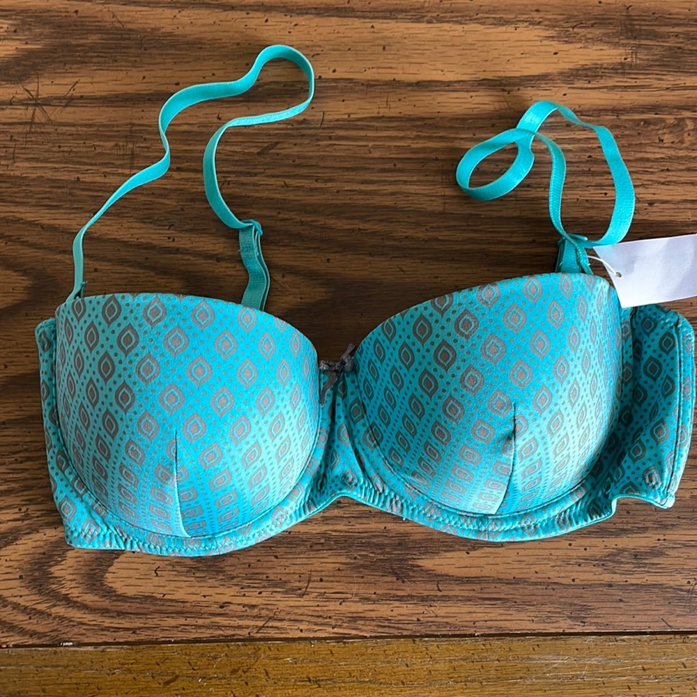 Bras Green & brown patternPink & white pattern and tan with black & grey leopard